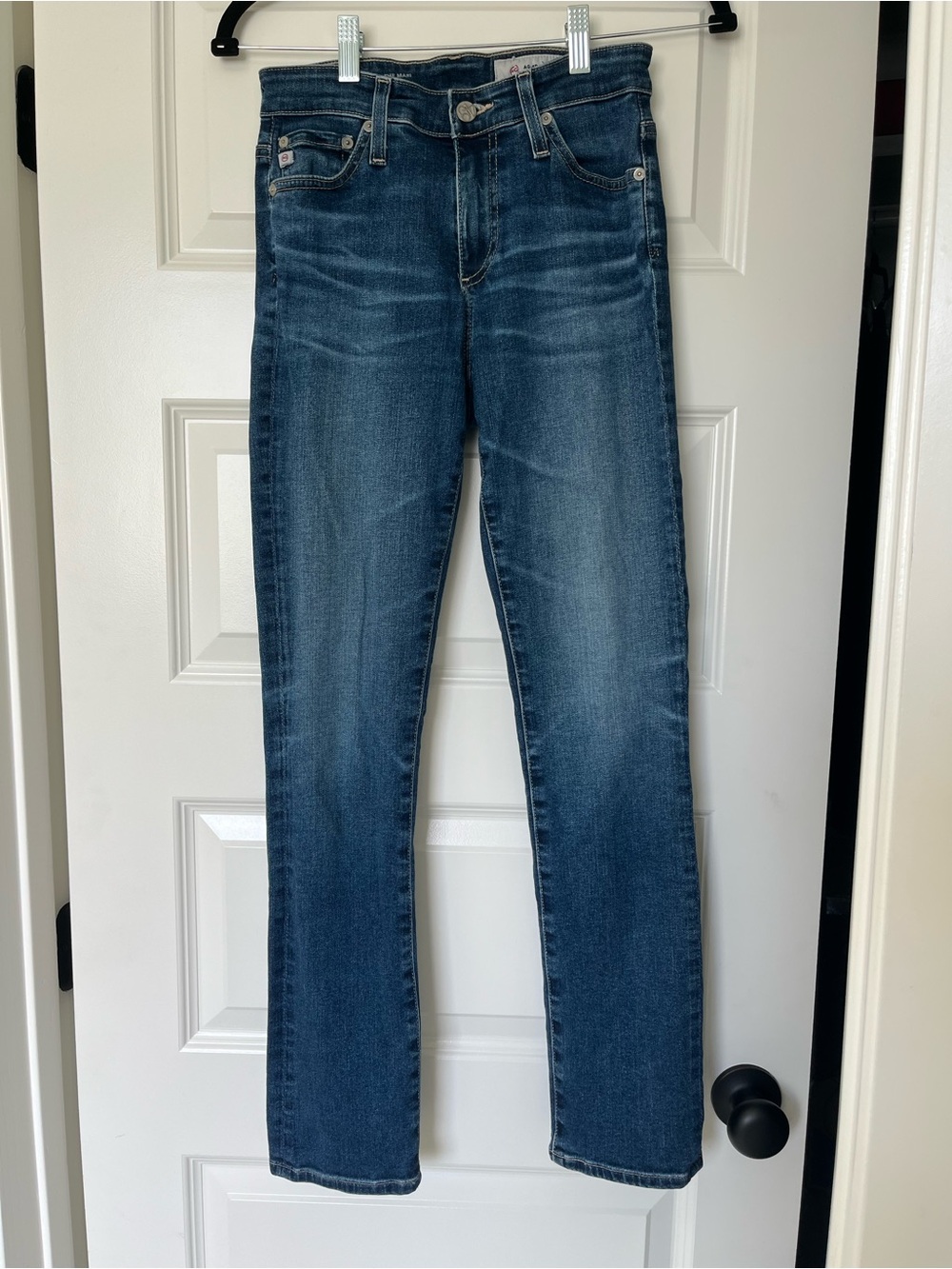 *LIKE NEW* Adriano Goldschmied Straight Leg Jeans in Classic Blue Wash